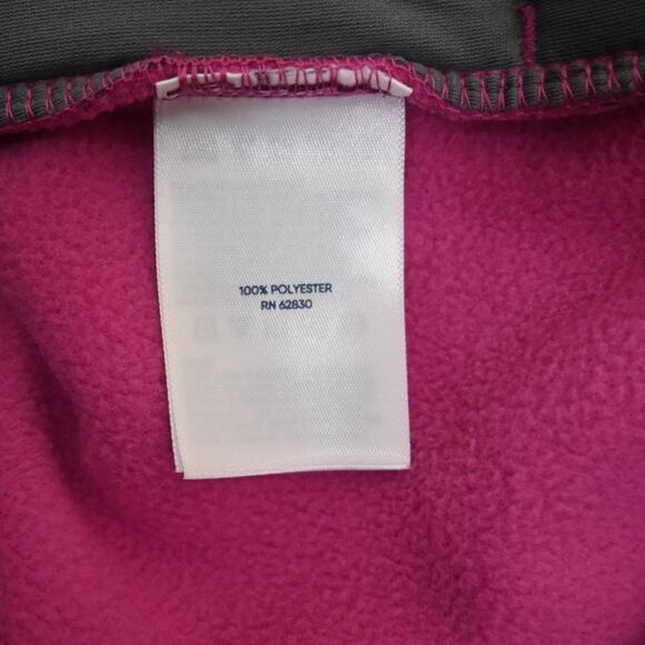 Lands' End Womens S Pink Fleece Zip Front Jacket NEW - Picture 10 of 11